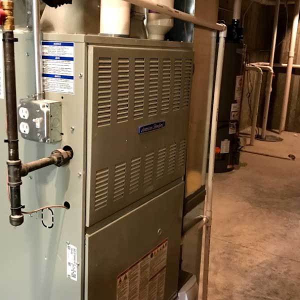 American Standard furnace installation